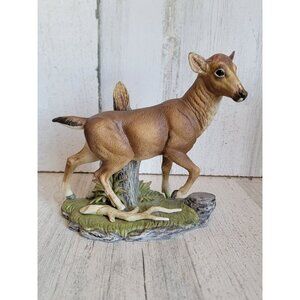 Andrea sadek stag deer forest woods vintage home decor figure